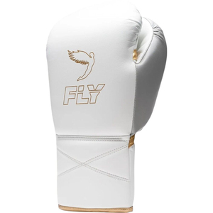 Gants de boxe MMA Fly personnalisables de marque propre, en cuir, professionnels, unisexes, de haute qualité, avec fermeture à lacets - Product Image 1