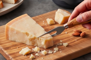 High Quality <b>Cheese</b> <b>Knives</b> <b>Set</b> Of 3 Stainless Steel With Simple Wooden Handles For Elegant <b>Cheese</b> Serving Use And Dining Use - Product Image 6