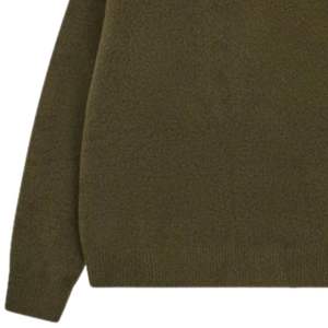 Pull en tricot kaki, coton doux de qualité supérieure, coupe décontractée confortable, manches longues, vêtement décontracté pour un confort quotidien - Product Image 3