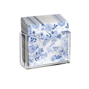Blue Flower Style Napkin Holder Freestanding Tissue <b>Dispenser</b> Dining Table Napkin Storage for Home Kitchen Restaurant - Product Image 5