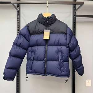 High Quality Custom <b>Men</b>’s Reversible <b>Winter</b> <b>Jacket</b> Plus Size Waterproof Windproof Coat Breathable <b>Warm</b> Zipper Casual Outerwear - Product Image 2