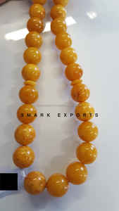 Résine ambre brillante Tasbih Misbaha 33 perles de prière chapelet islamique pour musulman Zikr Dhikr Subha Tasbeeh cadeau spirituel idéal - Product Image 4