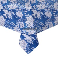 Nouvelle nappe imprimée à la main, nappe de table à motif indien, linge de table, cadeaux pour la Saint-Valentin, nappe carrée personnalisée