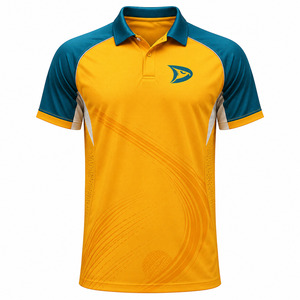 Vente en gros de maillots de cricket en polyester respirant, uniformes d'équipe personnalisés sans marque, tenues de match, fabrication en usine - Product Image 2