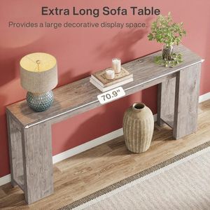 Wooden <b>Console</b> <b>Table</b> for <b>Sofa</b> Entryway or Accent Placement - Product Image 2