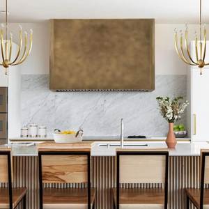 Functional Brass Range Hood Crafted For Modern Interiors Offering Reliable Exhaust Beautiful Decorative Brass Finish - Product Image 5