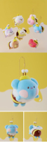 BTS BT21 K-SEONBI Musik Pop Korea Semua Usia CD Gantungan Kunci Boneka