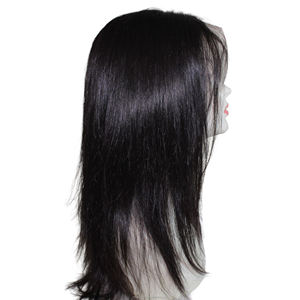 Perruques sans colle en cheveux humains vietnamiens et péruviens, avec closure en T, perruque HD Lace noire naturelle pour femmes, en cheveux humains tissés - Product Image 2