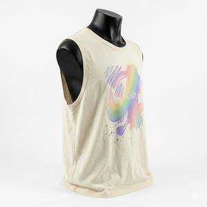 Camiseta sin Mangas 100% Algodón, Transpirable, de Secado Rápido, 200GSM, Personalizable, Estilo Casual, para Gimnasio, Hombre y Mujer, OEM, ODM, Venta al Por Mayor, 45+ - Product Image 6