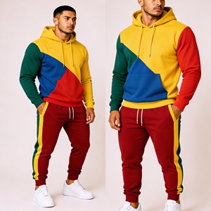 Ensemble de survêtement d'entraînement de boxe pour hommes, haut à capuche et pantalon résistant, conçu pour les entraînements intenses et la pratique du combat - Product Image 5