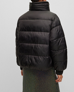 Chaqueta Acolchada Premium para Mujer, Chaqueta Ligera con Capucha, Abrigo Acolchado Personalizado, OEM, ODM, Ropa de Marca Privada al por Mayor - Product Image 5