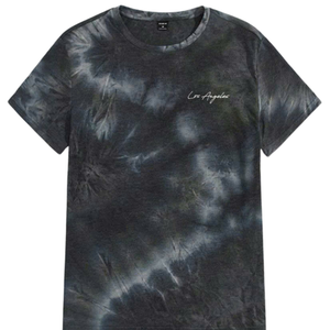 Premium surdimensionné Streetwear t-shirt 100% coton Pantone teint à la main au Vietnam automne hiver dégradé lavage mode - Product Image 1