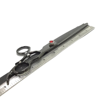 Tijeras Profesionales Multifuncionales OEM de Alta Calidad, de Acero Inoxidable Negro de 8 Pulgadas, Modernas y Portátiles para Peluquería Canina