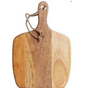 Planche à découper ronde en bois d'acacia indien fait main pour hôtel, maison, cuisine, usage alimentaire, pizza, meilleur prix - Product Image 1