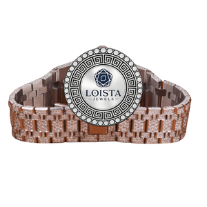 Reloj de Lujo con Diamantes de Imitación en Acero Inoxidable, Suministro Directo de Fábrica, para Uso Diario y en Clubes, Disponible a Precio de Fábrica - Product Image 3