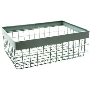 Paniers à linge en fil de fer en métal nickelé en vrac en gros Corbeille à fruits personnalisée en forme d'hexagone faite à la main - Product Image 3