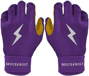 Gants de frappeurs Bruce Bolt Original Series à manchette courte, couleur personnalisée, pour adulte, en cuir, ambidextres, durables et légers - Product Image 4