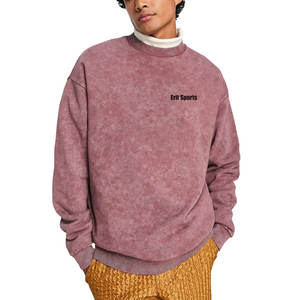 Sudadera para Hombre con Lavado Ácido de Alta Calidad Hecha en Pakistán, Precio Económico al por Mayor - Product Image 1