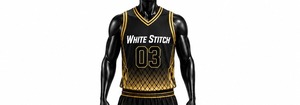 Shorts de basket-ball pour femmes White Stitch, sans manches, col rond, imprimé par transfert thermique, imprimé Scorpion 03, respirant, en spandex/nylon - Product Image 3