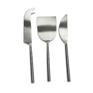 Ensemble de couteau et épandeur à fromage en acier inoxydable de qualité supérieure avec logo personnalisé, outils de charcuterie - Product Image 1