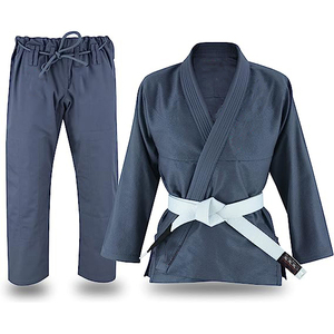 High Quality Martial Art Bjj GI Jiu Jitsu Uniform Kingz Comp 450 V6 Jiu Jitsu Gi in Blue High Strength - Product Image 3
