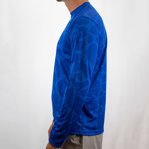 เสื้อตกปลาผู้ชายสำหรับกิจกรรมกลางแจ้งจากโรงงานโดยตรง น้ำหนักเบา แห้งเร็ว ทนทาน ผลิตจากโพลีเอสเตอร์ แขนยาว ป้องกันรังสียูวี 50+ ป้องกันแบคทีเรีย - Product Image 2