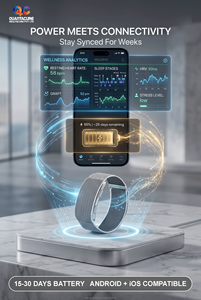 สมาร์ทแบนด์ไร้หน้าจอ QC NS5 ปี 2025 ตรวจวัดอัตราการเต้นของหัวใจ ตรวจสอบการนอนหลับ ติดตามกิจกรรมฟิตเนส กันน้ำ สายรัดข้อมือเพื่อสุขภาพ - Product Image 6