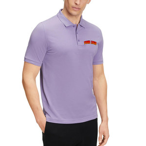 Camiseta Polo de Algodón Suave de Peso Pesado con Logotipo Personalizado DTG y Bordado para Hombre - Product Image 1