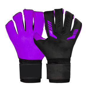 Gants de gardien de but de football professionnels, respirants, antidérapants, à doigts entiers, fermeture auto-agrippante, en latex, pour enfants et adultes - Product Image 4