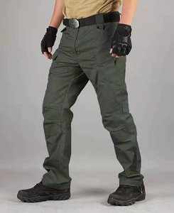 Pantalones Cargo Casuales de Tela Lisa de Alta Calidad, Corte Regular, Bolsillos Prácticos, Estilo Moderno y Elegante - Product Image 4