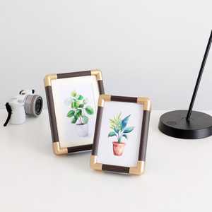 Cadre photo en bois éco-responsable fait main personnalisé, support d'image personnalisé pour table, pour couples, familles, photos de mariage - Product Image 3