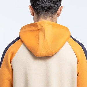 Sudadera con Capucha para Hombre INDEX, Diseño Color Block, Manga Raglán, Corte Regular, Informal, para Otoño, Material de Algodón Tejido - Product Image 3