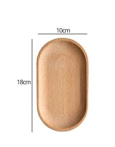 Wooden <b>Tree</b> Shaped Serving Tray Handmade Minimalist Design Solid Color Dishes & Plates - Product Image 3