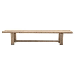 Banc en teck massif naturel – Design moderne et minimaliste, mobilier robuste et durable pour les projets hôteliers - Product Image 1