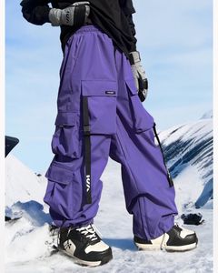 2026 Men's Comfortable Ski <b>Pants</b> Windproof and Breathable Printed 100% Polyester Fashionable Outdoor with Zipper Closure - Product Image 2