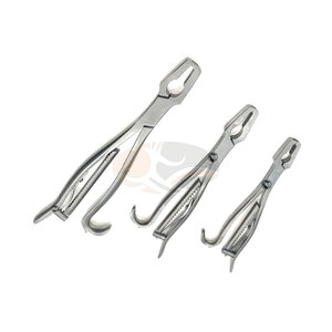 Ensemble de 3 pinces orthopédiques vétérinaires miniatures pour la réduction osseuse, pinces de maintien osseux en acier inoxydable, manuelles - Product Image 3