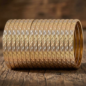 กำไลข้อมือ ORO-Z คุณภาพสูง ดีไซน์ทันสมัย สลักลายสามสี ชุบทอง ป้องกันการหมอง สำหรับงานแต่งงานและเป็นของขวัญ - Product Image 2