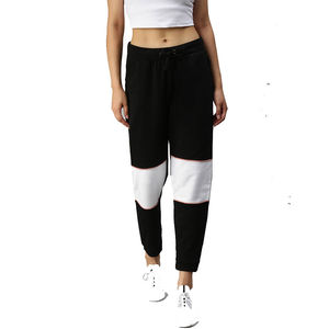 Pantalones Deportivos Rectos de Forro Polar y Algodón para Mujer, Color Personalizado, Cintura con Cordón Ajustable, Transpirables, Ecológicos, de Secado Rápido, Largos - Product Image 1