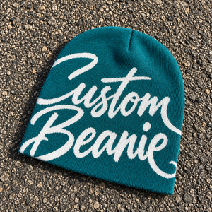 Bonnet d'hiver tricoté décontracté, doux et extensible, avec motif personnalisé, pour hommes et femmes, confortable pour un usage quotidien en extérieur - Product Image 3