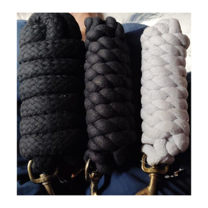 FOR SALE PARACORD NYLON <b>lead</b> AND ropes with STEEL IRON SNAP COLORFUL <b>LEAD</b> ROPE AND HOOK BRASS STEEL IN dollar 1.5 sizes 2m to 6m - Product Image 5