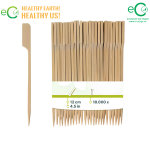 Brochettes en bambou bio premium – Bâtonnets écologiques pour barbecue et aliments, sans éclats, résistants aux hautes températures - Product Image 5