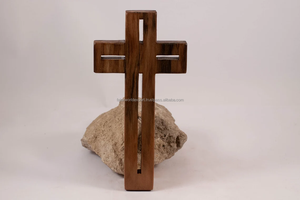 ของตกแต่งโบสถ์ทำมือแขวนผนังทำจากไม้วอลนัทของขวัญคริสเตียน - Product Image 4