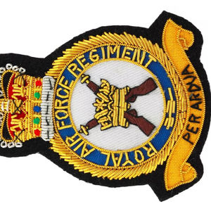 Écussons de blazer de régiment de luxe de haute qualité, brodés à la main avec fil de bouillon |   Écussons de blazer avec armoiries familiales, patchs de sécurité - Product Image 2