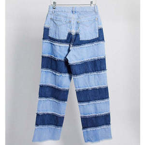 Jean en denim léger pour femme 2026 – Taille haute, coupe skinny, style vintage, droit, longueur intégrale, luxueux, respirant, séchage rapide, 100 % coton - Product Image 2