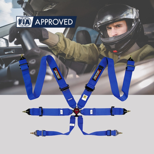 Professional 6 Point Harness Seat Belt ECO A FIA 8853 2016 With 3 Inch Polyester Webbing For Racing Car Dealers - Product Image 1