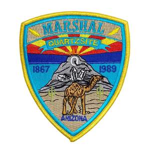 Écusson brodé en forme de bouclier pour service de sauveteurs, vente en gros, prix fabricant - Product Image 3