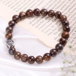 High Quality Bronzite <b>Beads</b> Buddha <b>Bracelet</b> Romantic Gift Fashion Charm Jewelry for <b>Men</b> Women Energy Meditation - Product Image 2