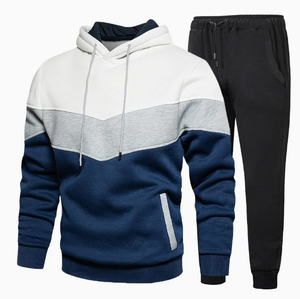 Conjunto Deportivo Personalizado al por Mayor para Hombre, con Logotipo Impreso, Pantalones y Sudadera con Capucha, 2 Piezas, Ropa Deportiva para Entrenamiento - Product Image 3