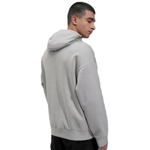Sudadera con Capucha para Hombre de Primera Calidad, Color Gris, con Logotipo de Superman en Relieve, Corte Regular, Felpa de Algodón, Estilo Casual para Otoño - Product Image 4