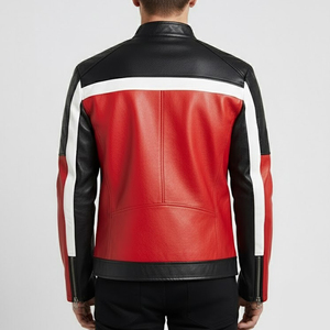 เสื้อแจ็คเก็ตหนังแกะแท้สำหรับผู้ชาย แจ็คเก็ตหนังบุขนคอปก  ไซส์ใหญ่ เสื้อโค้ทผู้ชายสำหรับฤดูหนาว - Product Image 2